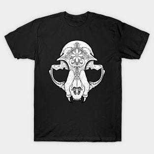 Cat skull design T-Shirt